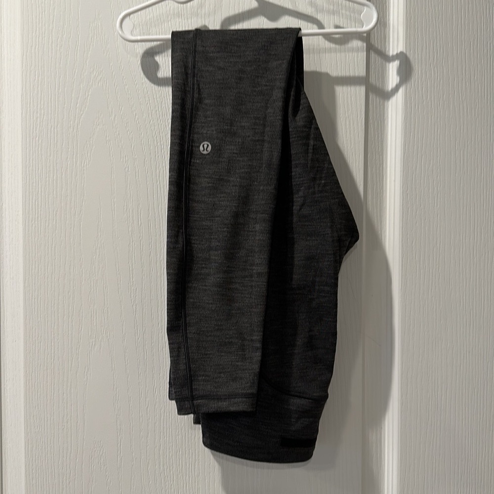 Lululemon Gray Leggings Brushed Materal Size 4